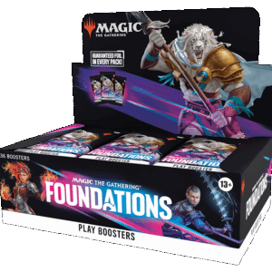 Boîte de boosters de jeu Fondations de Magic: The Gathering : 36 boosters (504 cartes Magic) EN