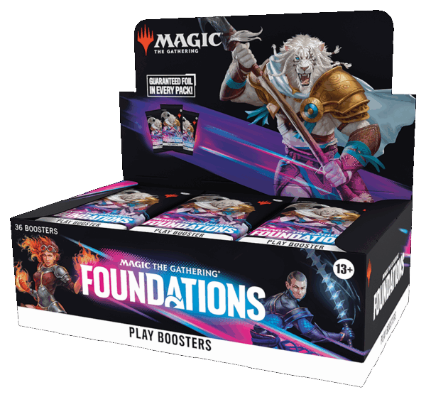 Boîte de boosters de jeu Fondations de Magic: The Gathering : 36 boosters (504 cartes Magic) FR