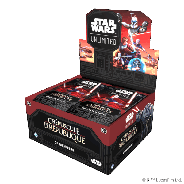 Boîte de boosters de jeu SW Unlimited : Twilight of the Republic EN (24)
