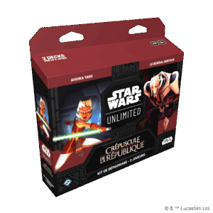Pack de démarrage SW Unlimited : Twilight of the Republic FR