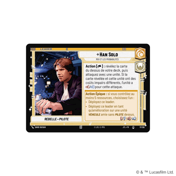 Deck de démarrage SW Unlimited : Han Solo FR – Image 2