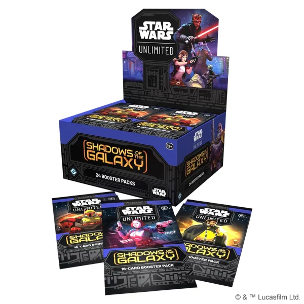 Boîte de boosters de jeu SW Unlimited : Shadows of the Galaxy EN (24)